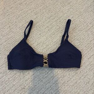 Aerie Scoop Neck Blue/Purple Bikini Top